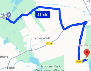 Route von Kalenberg nach Giethoorn
