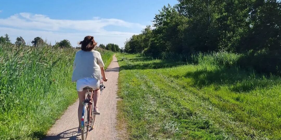 Cycling from Zwartsluis to de Weerribben